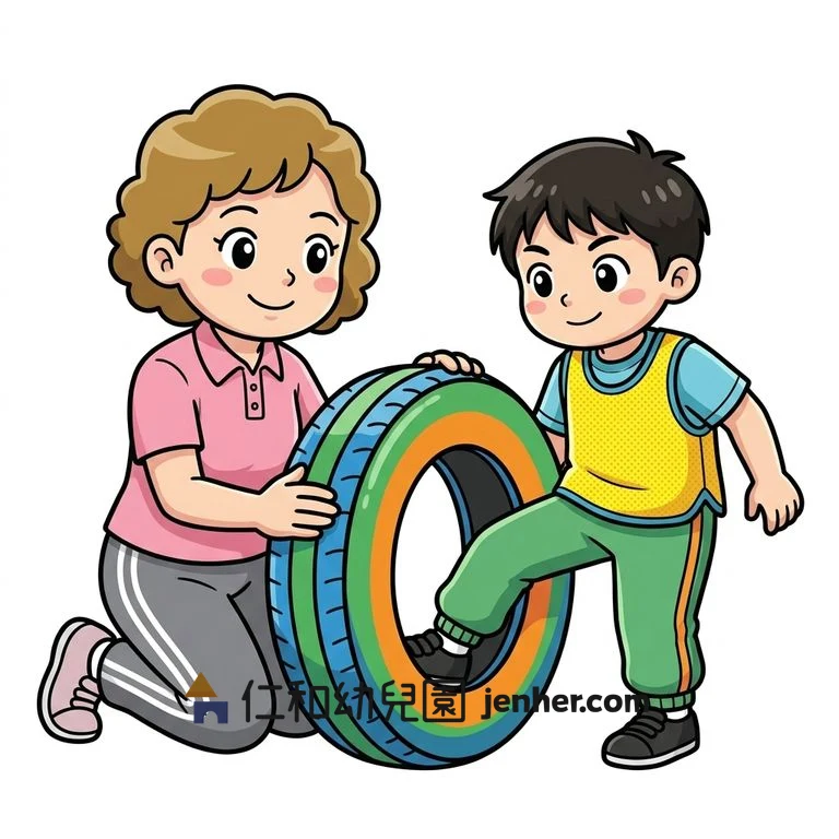 アクティビティ 8-8: 立てタイヤのトンネルくぐり